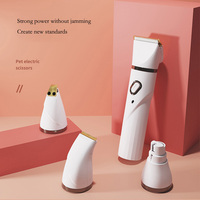 Tondeuse à poils pour chien rechargeable de qualité européenne, puissante, électrique, sans fil, kit de toilettage pour animaux de compagnie