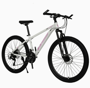 Bicicletta da Montagna con Telaio in Acciaio al Carbonio, Sospensione Anteriore, 21/24 Velocità, per Uomini/Donne, Studenti, Adulti, Uso Urbano, 24/26/27.5 Pollici - Product Image 3
