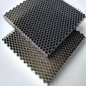 3003 alloy 0.05mm foil thickness 6mm side length 15mm thickness aluminum honeycomb core