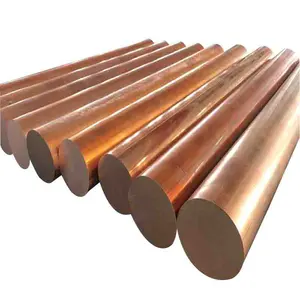 High Performance C11000 Pure Copper Round Rod 6mm 8mm Factory Direct Polished Bars With Welding Service Competitive Price