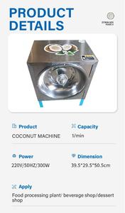 Jedermanns Lieblings-Kokosnuss reibe 220v für Restaurants und Produktions anlagen Easy Coconut Snacks Maker - Product Image 6