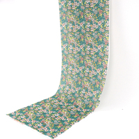 Tissu en coton imprimé de belles fleurs, impression numérique personnalisée, coton doux pour robe, vêtements pour femmes, vente en gros