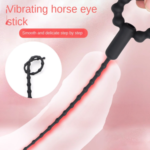 Titreşimli ve Sperm Çıkarma Özellikli Silikon Üretral Dilatör Erkek Yetişkin Zevk Oyuncağı - Product Image 1