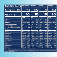 Sachets de poudre d'électrolytes BLM saveurs citron, lime et raisin vert – Mélange de minéraux pour l'hydratation des adultes