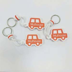Classic <b>Floating</b> EVA Foam Keychain Customized Shape Reusable Design Silk Screen Printing OEM Accepted Promotional Gift Option - Product Image 3
