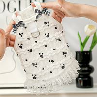 Nouvelle Jupe d'été simple de luxe pour animaux de compagnie, Vêtements d'intérieur pour animaux, Vêtements pour chats et chiens imprimés, Accessoire de vente en gros, Manteaux pour chiens, Articles pour animaux