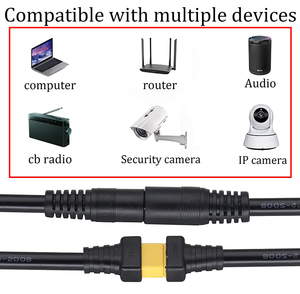 كابل طاقة من ذكر إلى أنثى إلى مقبس تيار مستمر x ، x ، x من x ، لشاشة FPV - Product Image 4