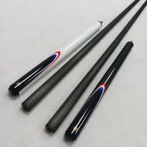 Xmlivet Black carbon fiber 3/4 Split Shaft 3/8-10 jointed Billiard Pool Cue Stick 9mm tip size customized snooker cues