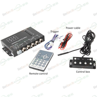Répartiteur vidéo 4 canaux 8-36V 4 broches pour voiture, boîtier de contrôle de caméra de voiture, multiplexeur vidéo quad, combinateur vidéo