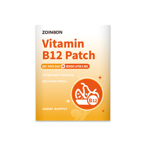 Parches de Vitamina B12 de Energía Natural para el Alivio del Estrés, Mejora del Estado de Ánimo y Relajación Mental (30x30mm) - Product Image 2