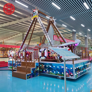 Juego Mecánico de Barco Pirata para Parque de Atracciones al Aire Libre con Certificación CE, con Remolque y Columpio, Equipo de Uso Comercial - Product Image 3