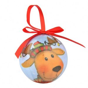 Boules de Noël en mousse faites à la main de 75 cm, modèle 75 273, décorées avec des autocollants, ornements pour arbre - Product Image 3
