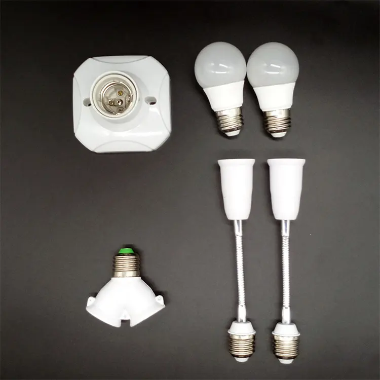 Konverter adaptor E17-E26 dudukan lampu LED penjualan laris konversi CE Rohs pintar