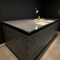 Dalles de terrazzo de luxe, revêtement de sol en terrazzo sur mesure, carreaux de pierre artificielle architecturale pour hôtel, villa, appartement, escalier
