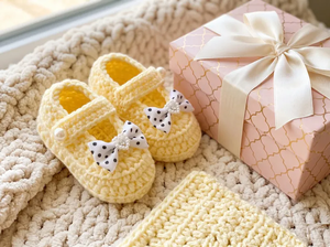 Botitas de Invierno Personalizadas para Bebé, Zapatos de Algodón Tejido para Bebés, Zapatillas Suaves para Primeros Pasos, Calzado con Lazo para Regalo - Product Image 5