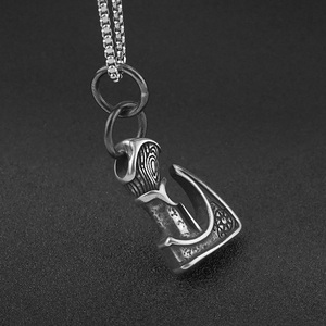 Nordic Hammer Norse Jewelry Necklace Amulet Pendant With <b>Chain</b> Crow Necklace for Men Stainless Steel Jewelry Gifts - Product Image 4