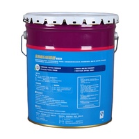 Cubo de acero de 5 galones con tapa de enchufe de metal impresa a todo color, lata de grado alimenticio para almacenamiento de alimentos con pintura al agua