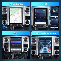 Accesorios de Radio con Pantalla Vertical de 12.1 Pulgadas, Snapdragon 665 para Ford Expedition 2015-2018, Pantalla Táctil de 8+128GB, GPS Automático Inalámbrico