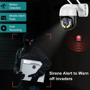 Système de caméra de surveillance IP sans fil extérieur NVR 4MP 5MP Wifi, kit de vidéosurveillance PTZ 4 ou 8 canaux avec détection de mouvement - Product Image 3