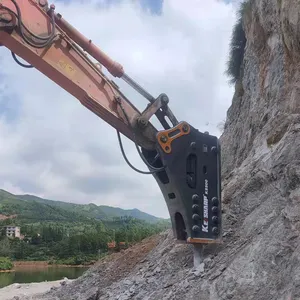 Factory Price China Supplier 140mm Chisel Heavy Equipment Excavator Hydraulic Crushing Breaker