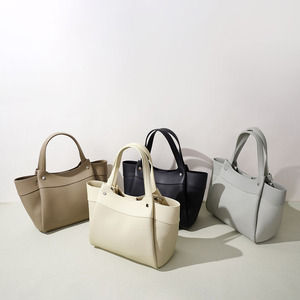 Nuova Borsa a Tracolla da Donna 2026 in Vera Pelle di Vacchetta, Stile Cesto Porta Caramelle, Portatile con Tracolla Singola in Poliestere, per Estate/Inverno - Product Image 2