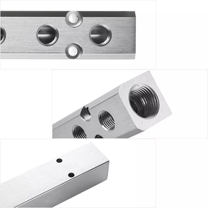 Customized CNC Machined Processing Billet <strong>Aluminum</strong> Silver Anodized <strong>Block</strong> <strong>for</strong> Water - Product Image 5