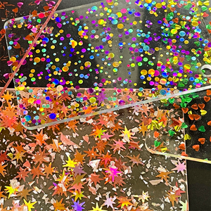 1/8 "long lanh tấm Acrylic 0.125" lấp lánh <span class=keywords><strong>plexiglass</strong></span> cắt để kích thước Cast Flake nhúng long lanh tấm Acrylic 3 mét - Product Image 3