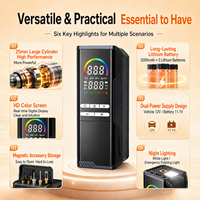 Portable Tire Inflator 6000mAh Rechargeable Wireless Emergency Compressor Air Pump For Auto Vehicle