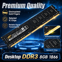 Mémoire RAM DDR3 8 Go 1866 MHz ECC PC3-14900 240PIN DIMM Kim MiDi pour PC, mise à niveau informatique, jeu stable