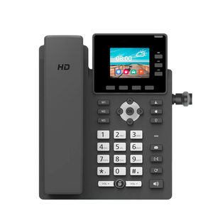 Teléfono IP de Escritorio con LAN y Wifi, Teléfono Inteligente IP con Grabador de Voz, Teléfono de Internet SIP Multicanal con Identificador de Llamadas y Correo de Voz - Product Image 1