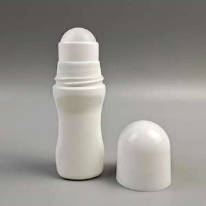 PE Plastic Roll-on Empty Deodorant Bottle 30ml 50ml Fancy Cosmetic Empty Deodorant Plastic Roll on Bottle