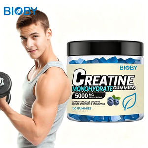 Gomitas de Creatina Monohidrato Bioby OEM de Marca Privada 5000mg para Crecimiento Muscular, Fuerza y Resistencia <span class=keywords><strong>Pre</strong></span>-Entrenamiento, 120 Unidades - Product Image 1