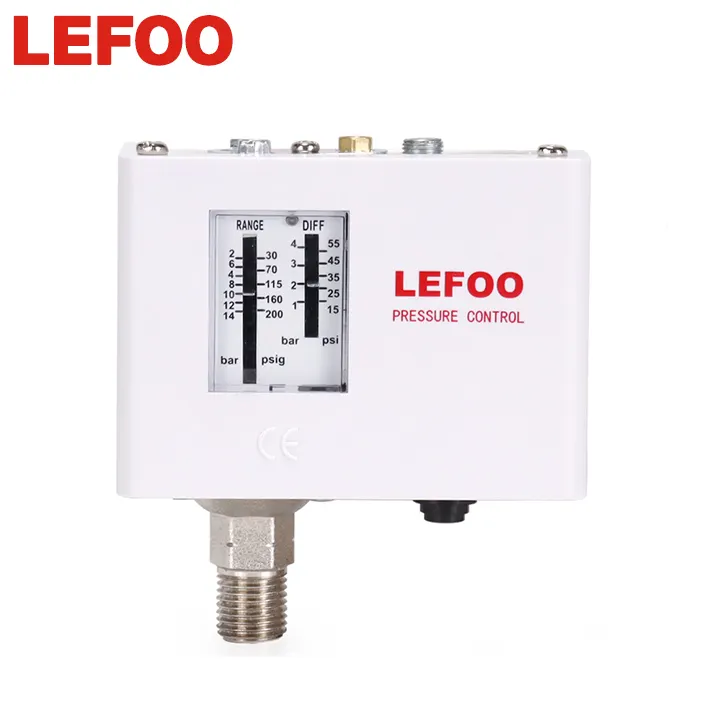 Lefoo lf55 điều khiển áp suất máy bơm nước tự động công tắc áp suất