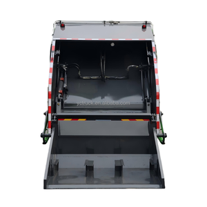 Dongfeng 14m ³ nén Xe thu gom rác xe tải với Phễu hình tam giác ở phía sau - Product Image 6