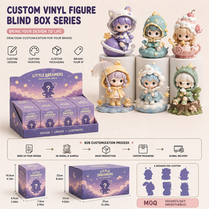 ฟิกเกอร์ไวนิลแบบสุ่ม กล่องสุ่ม น่ารัก สไตล์ป๊อป 3 มิติ อนิเมะ การ์ตูน ขายส่ง สำหรับลิขสิทธิ์ IP และสินค้าแบรนด์ดัง - Product Image 1