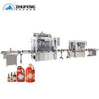 Machine automatique d'emballage de capsulage et d'étiquetage de sauce piquante Tabasco 500ml-5L