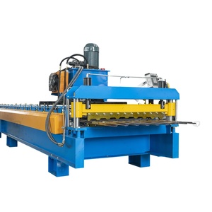 Máquina Formadora de Rollos de Acero Trapezoidal de Color FORWARD <span class=keywords><strong>C20</strong></span> con Componentes Centrales de Rodamientos de Engranajes, Velocidad de Formación de 18-20M/minuto - Product Image 1