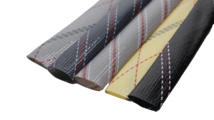 Funda Trenzada Plana <span class=keywords><strong>de</strong></span> PET EX900, Alta Cobertura, Resistente al Polvo, para Cables, Superficie Lisa, Resistente a <span class=keywords><strong>la</strong></span> Abrasión - Product Image 2