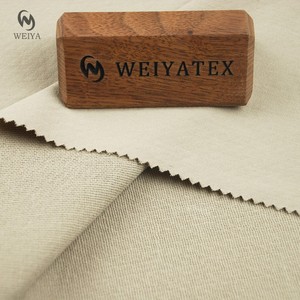 Tissu en sergé double froissé 2 couches en coton, couleur unie, doux pour la peau, prêt à l'emploi, pour parka, veste et pantalon - Product Image 1