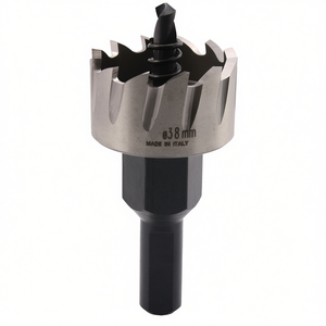 Scie cloche HSS Ttake 38 mm fabriquée en Italie pour le perçage du bois et du métal - Product Image 2