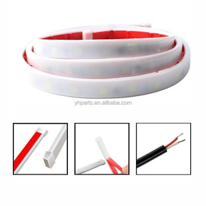 Feux de signalisation séquentiels universels pour portières de voiture de 48 pouces, rouge et blanc, double couleur, anti-collision, bande lumineuse LED flexible de sécurité - Product Image 4