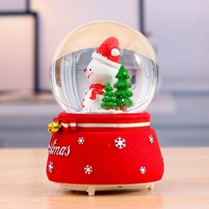 Globo de Nieve Navideño de Cristal Luminoso Personalizado para Decoración del Hogar - Product Image 2