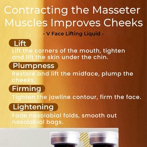 Produit d'usine OEM pour peau relâchée : Ampoule <span class=keywords><strong>V</strong></span>-<span class=keywords><strong>Line</strong></span> pour éliminer le double menton, réduire les poches du visage, lifting instantané et raffermissant du visage en <span class=keywords><strong>V</strong></span>. - Product Image 3