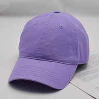 Topi Baseball Sporty Terry Tanpa Struktur dengan Logo Bordir yang Dapat Disesuaikan