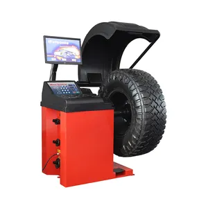Máquina de reparación de neumáticos Fostar CE, medición automática de 8-24 pulgadas, pantalla Digital, equilibrio inteligente de neumáticos