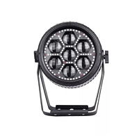 Yinuo 280W DMX512 RGBW 7x 30W LED Zoom Wash Par Light IP65 Étanche CRI95 6000K Lumière du jour pour Mariage DJ Disco Fête Spectacle
