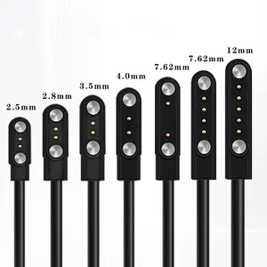 สายชาร์จนาฬิกาอัจฉริยะ2ขา4ขา,ที่ชาร์จแม่เหล็กแบบพกพาพร้อมสายชาร์จ USB สำหรับนาฬิกาฟิตเนสสำหรับแก้วน้ำผลไม้ - Product Image 1