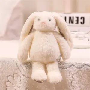 Custom made high quality cute baby rabbit plush toy long ears cosy toy rabbit