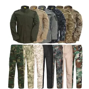 Custom Alta Qualidade OD Verde Azeitona/Khaki/Azul/Branco/Vermelho/Preto Tactical Vestido Camuflagem Uniformes