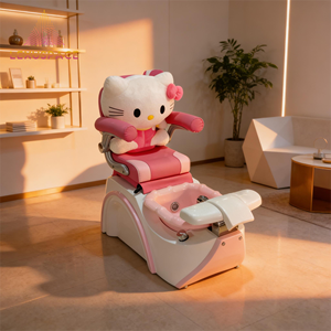 Chaise de pédicure <span class=keywords><strong>spa</strong></span> pour enfants 2026, design mignon de dessin animé, professionnelle, avec hydrojet, pour salon de beauté pour enfants - Product Image 2